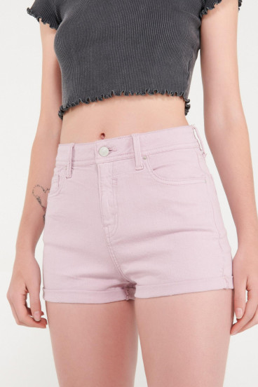 Short unicolor tiro alto