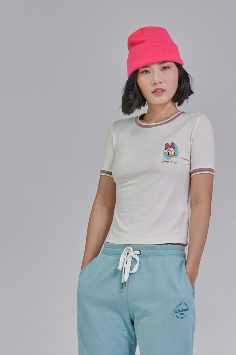 Camiseta estampada manga corta Minnie