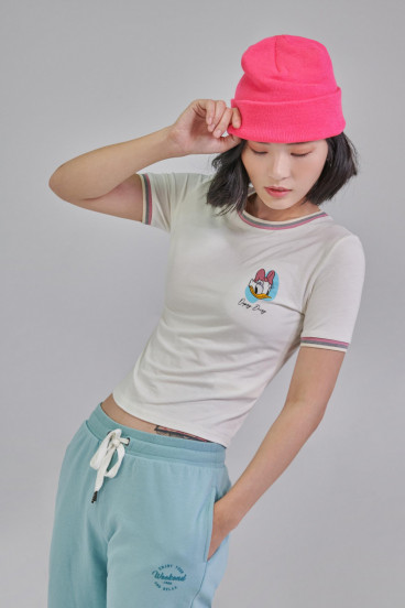 Camiseta estampada manga corta Minnie
