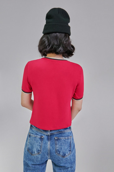 Camiseta estampada manga corta Minnie