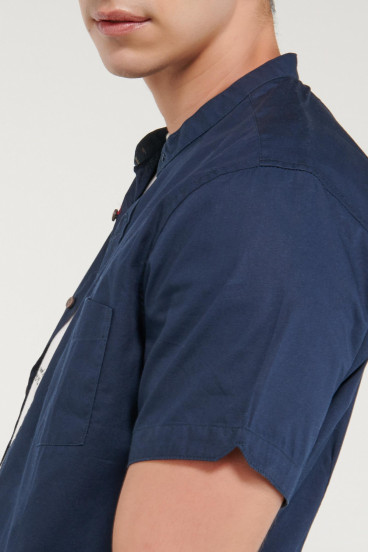 camisa-unicolor-manga-corta