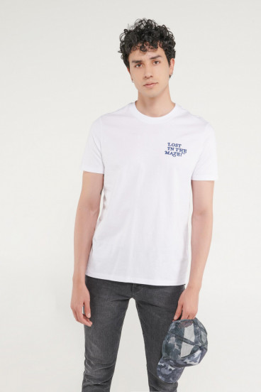 Camiseta estampada manga corta