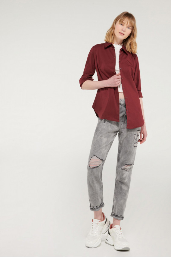 BLUSA MANGA LARGA