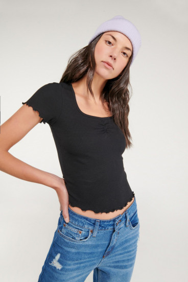 Camiseta cuello en V