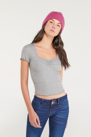 Camiseta cuello en V