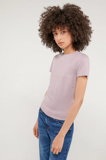 Camiseta básica, manga corta