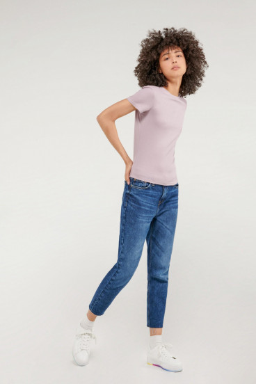 Camiseta básica, manga corta