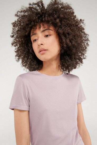 Camiseta básica, manga corta