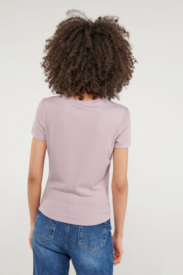 Camiseta básica, manga corta