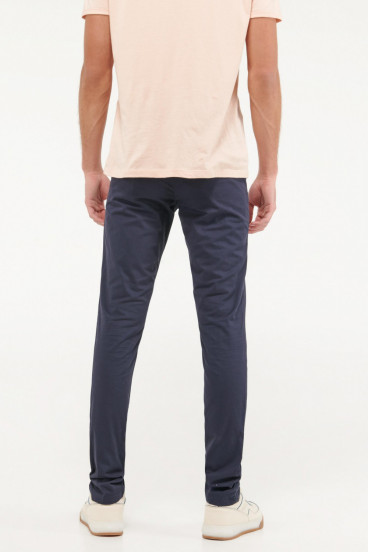 Pantalon super slim unicolor