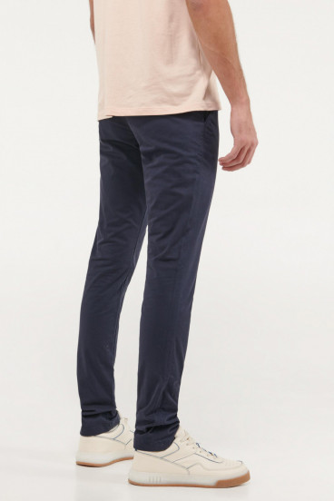 Pantalon super slim unicolor