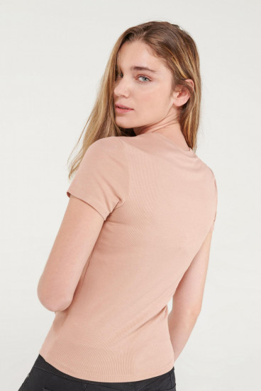 Camiseta básica, manga corta