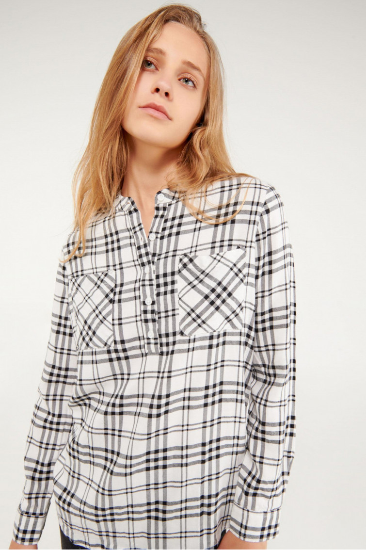 Blusa a cuadros