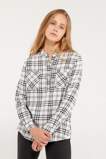 Blusa a cuadros