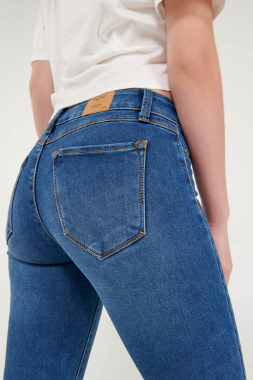 Jean Jegging tiro medio