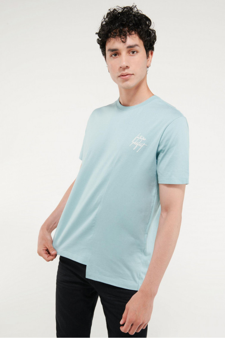 Camiseta manga corta estampada