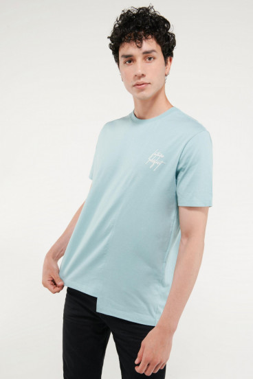 Camiseta manga corta estampada