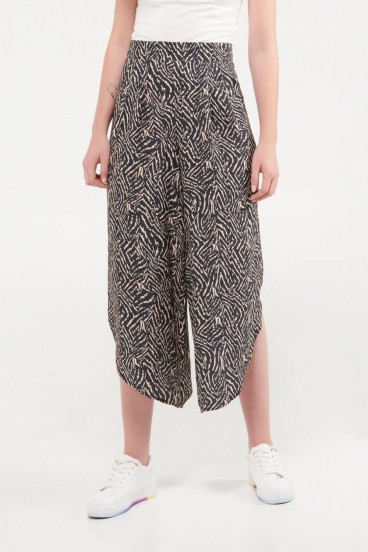 Pantalón culotte bota abierta