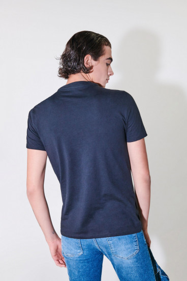Camiseta manga corta estampado frente Volver al futuro.
