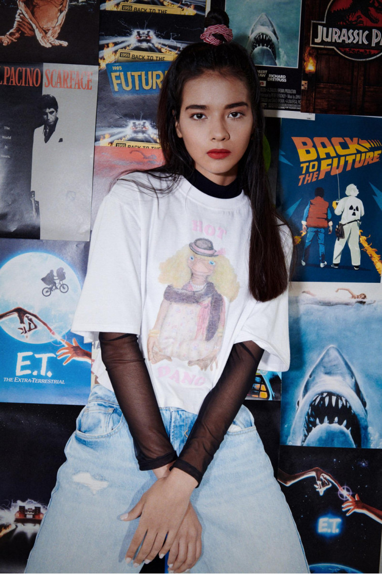 Camiseta estampada manga corta de E.T.