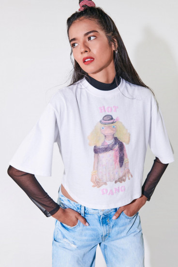 Camiseta estampada manga corta de E.T.