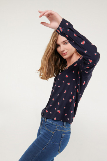 Blusa estampada