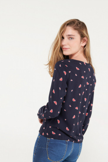 Blusa estampada