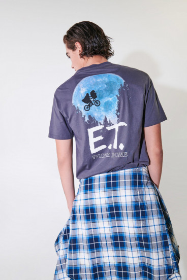 Camiseta manga corta estampado E.T.