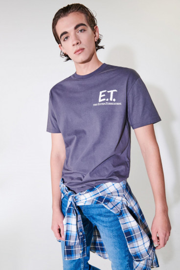 Camiseta manga corta estampado E.T.
