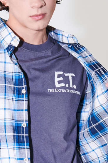 Camiseta manga corta estampado E.T.