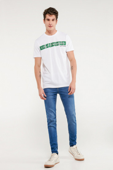 Camiseta manga corta con estampado