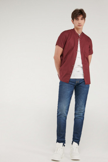 CAMISA UNICOLOR MANGA CORTA