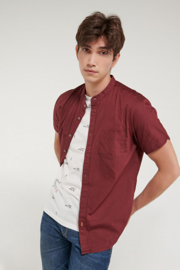 CAMISA UNICOLOR MANGA CORTA