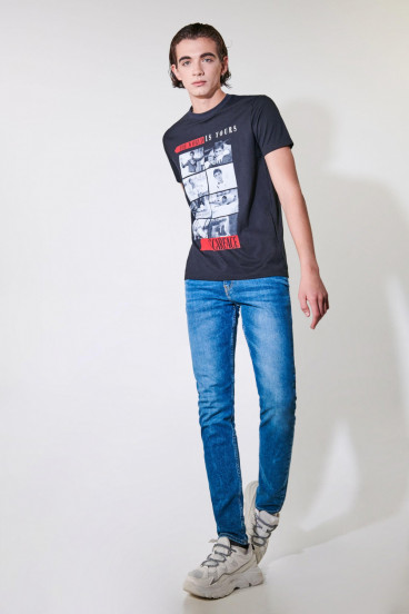 Camiseta manga corta estampada Scarface.