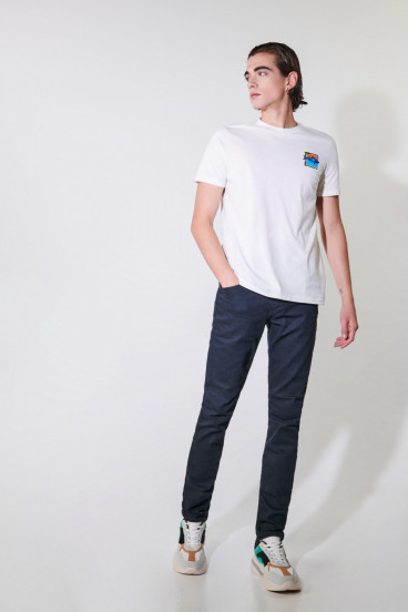 Camiseta manga corta estampada Tiburon.