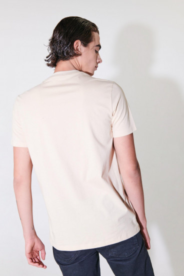 Camiseta manga estampado Tiburon.