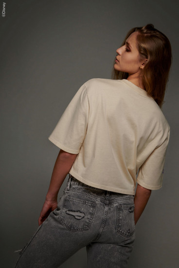 Camiseta manga corta con estampado Malefica.