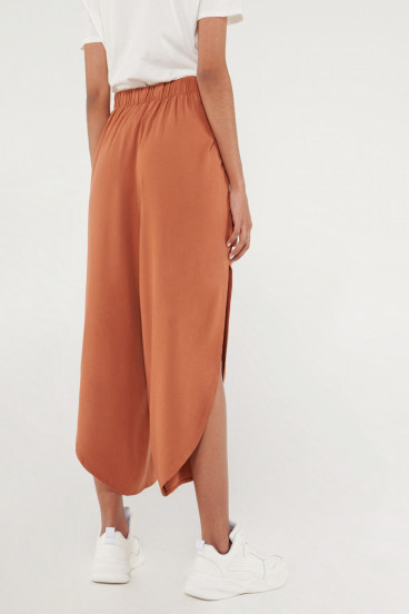 Pantalón culotte bota abierta