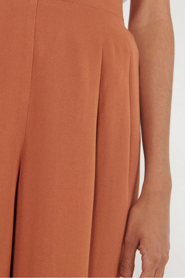 Pantalón culotte bota abierta