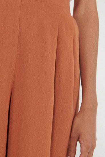 Pantalón culotte bota abierta