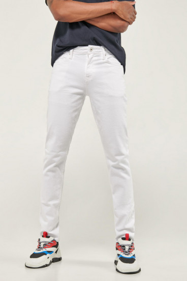 Pantalon unicolor slim