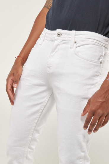 Pantalon unicolor slim