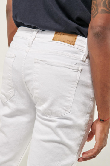 Pantalon unicolor slim