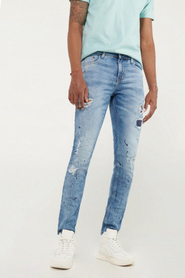 Jean super skinny rotos