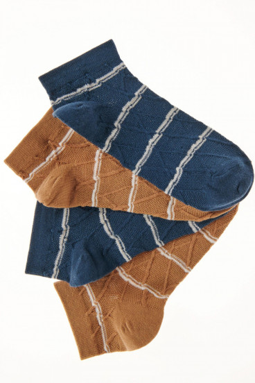 MEDIAS CORTAS A RAYAS