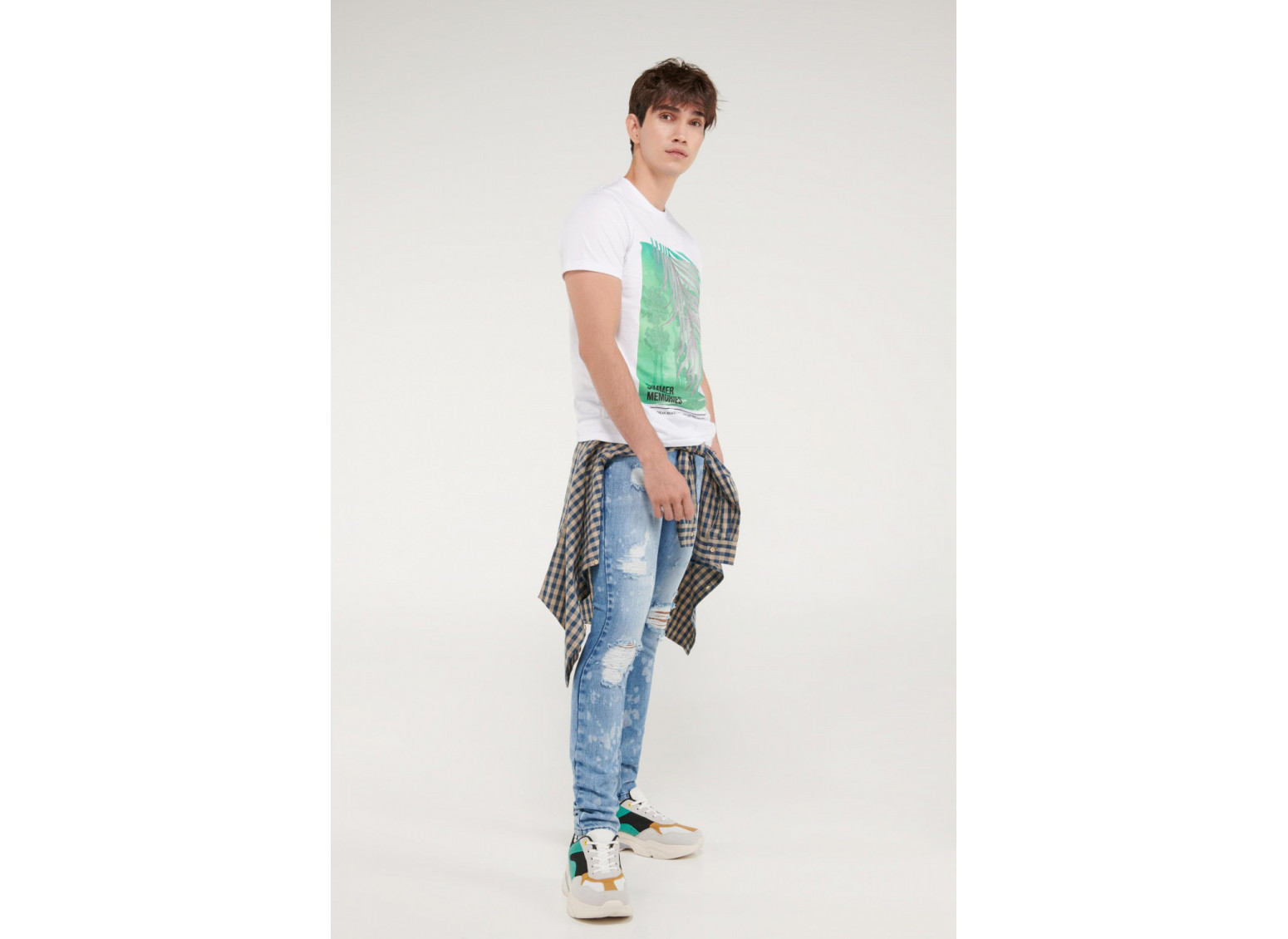 Jean skinny proceso lavado
