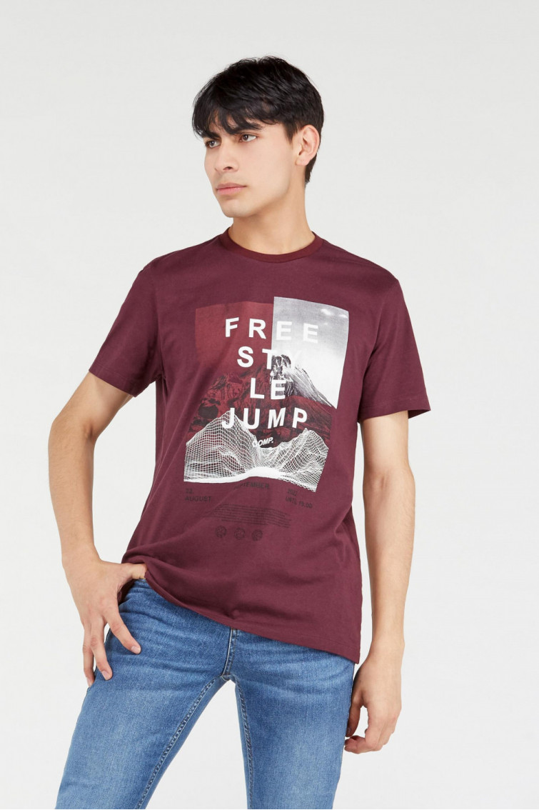 CAMISETA MANGA CORTA ESTAMPADA