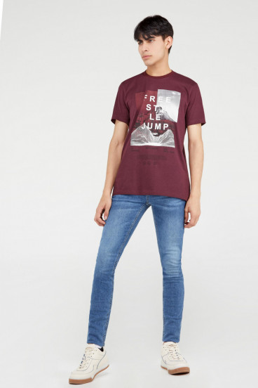CAMISETA MANGA CORTA ESTAMPADA