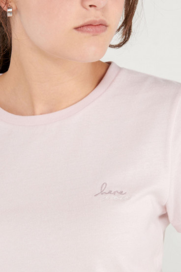 camiseta-cuello-redondo-manga-corta-con-estampado-loungewear