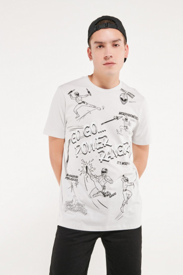 Camiseta manga corta, estampado  Power Rangers